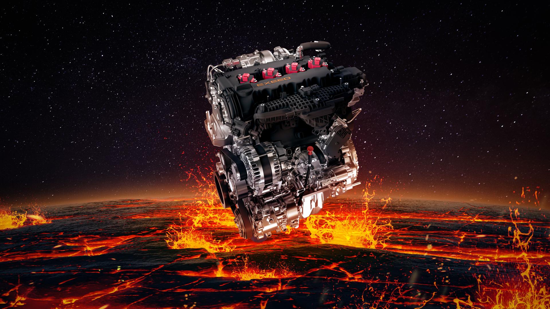 Exeed VX 261 HP power engine image