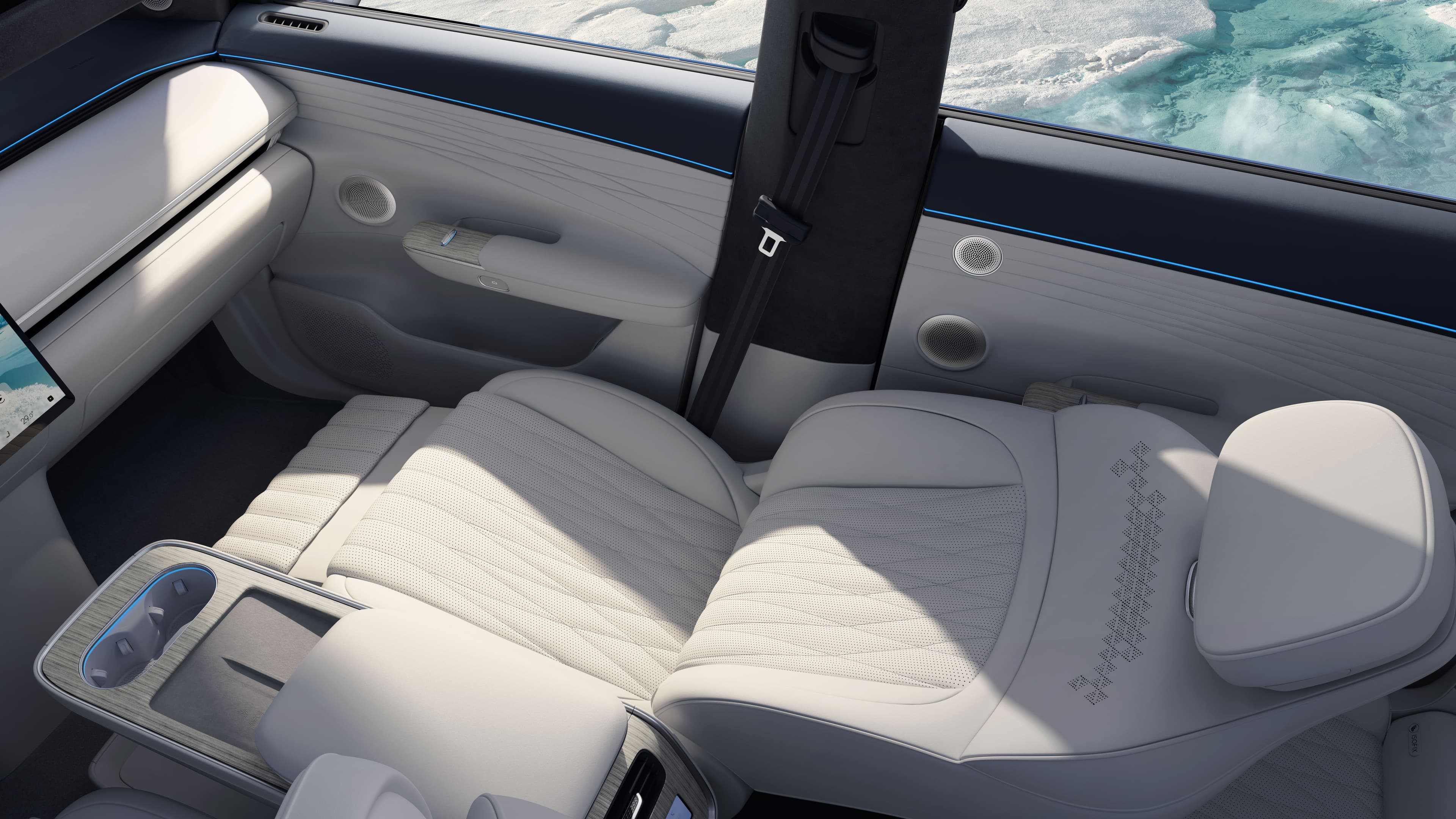 Zero-pressure passenger seat