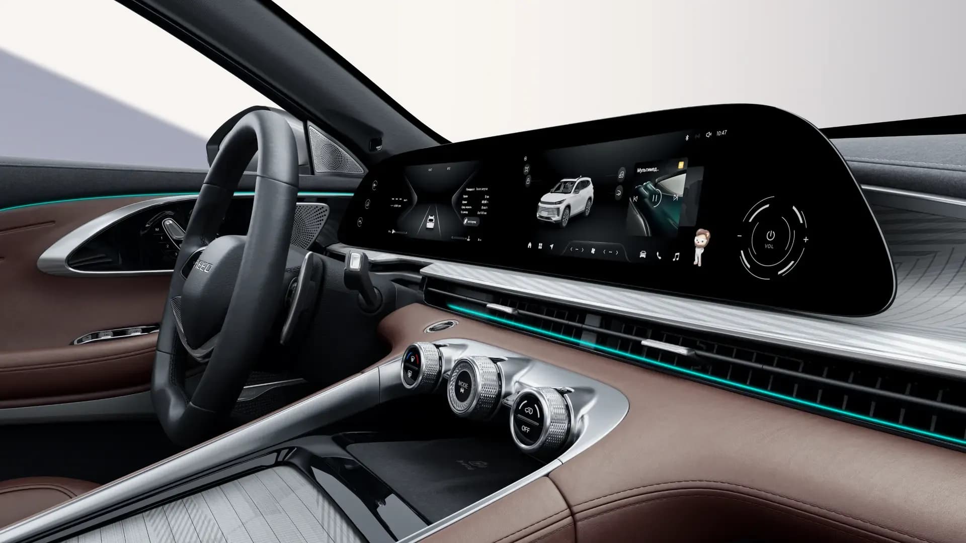 Dual 12.3 inch capacitive touch screen